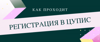 Как проходит регистрация и идентификация в ЦУПИС